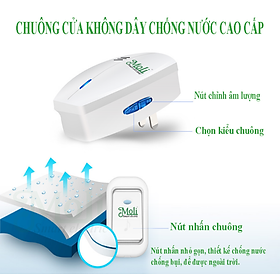 Mua CHUÔNG CỬA CHỐNG NƯỚC KHÔNG DÂY - HÀNG CHÍNH HÃNG