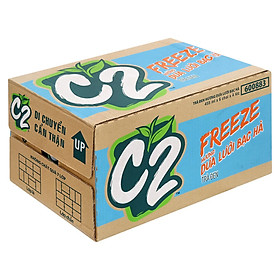 Thùng 24 chai Trà C2 Freeze 455ml x 24 đủ vị