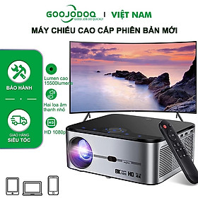 Mua  HÀNG CHÍNH HÃNG GOOJODOQ  AC1024. - Máy Chiếu Wifi 8k Full HD 1080p 15500 LM 8GB Hỗ Trợ dành cho Android Bằng Đồng Bộ Màn Hình Smartphone 750ANSIN