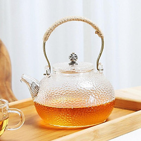 Mua Ấm thủy tinh sần chịu nhiệt  đun được trên bếp