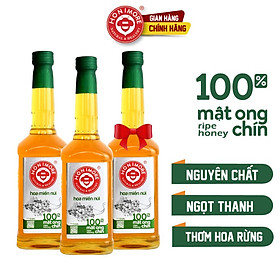 Mật ong chín HONIMORE Hoa Miền Núi 630g - COMBO mua 2 tặng 1 cùng  loại