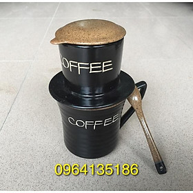 Bộ phin pha cà phê gốm sứ Bát Tràng