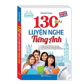 Hình ảnh Sách - 130 bài luyện nghe tiếng Anh ( Kèm CD)