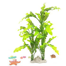 Aquarium Artificial Plants Artificial Plastic Plants Ornaments Natural Artificial Foliage Plants DIY Realistic Plants