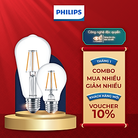 Mua Bóng đèn Philips LED Classic (ánh sáng vàng 3000K) - Thiết kế cổ điển  ánh sáng chất lượng cao
