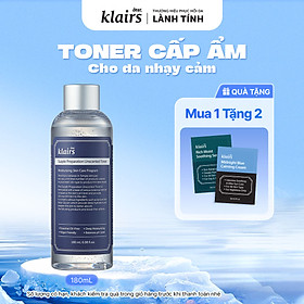 Nước hoa hồng Dear, Klairs Supple Preparation Unscented Toner 180ml