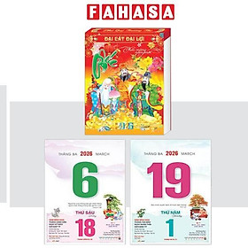 Lịch Bloc Đại 2026 - Chủ Đề Bonsai Phong Thủy - Văn Lang VL12D