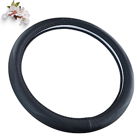 Bọc vô lăng cao cấp Macsim mã L17T mới chất liệu da thật - Khâu tay 100% phù hợp các loại xe (size 38 inch)