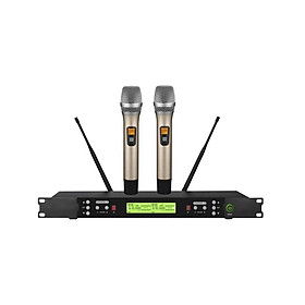 Mua Bộ Micro karaoke kèm đầu thu cao cấp  Bộ micro không dây kèm đầu thu KAW K-9000 hút âm  chống hú - BẢO HÀNH 1 NĂM