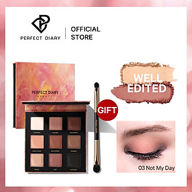 Bảng Phấn Mắt Perfect Diary 9 Màu Trang Điểm Tiện Lợi 10g