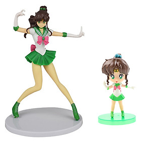 Bộ 02 mô hình thủy thủ mặt trăng - Sailor Jupiters (Xanh lá)