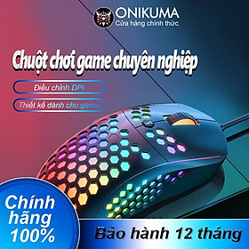 Mua ONIKUMA CW903 Chuột Chơi Game USB Chuột Chơi Game Có Dây Chống Trượt Sáu Tốc Độ DPI Phát Sáng RGB Có Thể Điều Chỉnh  Hàng chính hãng 