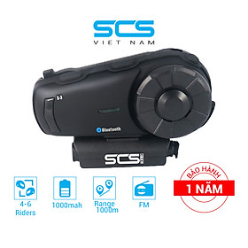 Mua HÀNG CHÍNH HÃNG - Tai nghe mũ bảo hiểm mô tô phượt SCS Bluetooth helmet Intercom SCS S3