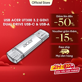 USB Acer UT300 3.2 Gen1 USB-C & USB-A tốc độ upto 150MB/s BH 5 NĂM 1 ĐỔI 1 Hàng chính hãng