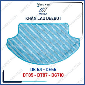 Phụ kiện khăn lau, giẻ lau, thảm lau cho robot hút bụi Ecovacs Deebot De53, De55, Dt85g, DT87g, De33, De35