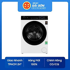 Mua Máy giặt Aqua Inverter 8.0Kg AQD-A800F.W -  Hàng chính hãng - AQD-A800F W - Smart Dual Spray tự làm sạch mặt trong -  Truyền động gián tiếp (dây Curoa)cửa