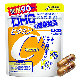 Thực Phẩm Chức Năng: Thực Phẩm Bảo Vệ Sức Khỏe DHC Vitamin C Hard Capsule - (90 Ngày)