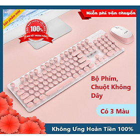 Mua Bộ Chuột và Bàn Phím Không Dây Siêu Đẹp XSmart N520 Mẫu Cao Cấp Màu Cực Đẹp  Bấm Êm - Hàng Chính Hãng