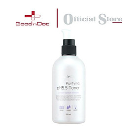 Dưỡng chất nước cân bằng da purifying ph 5.5 toner goodndoc 120ml