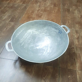 Chảo gang đáy võng size 45, 55cm - chiên cơm, xào nấu thức ăn
