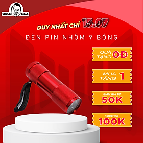 Đèn Pin Nhôm 9 Bóng Uncle Bills RG0068 (giao màu ngẫu nhiên)