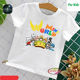 Áo phông Trẻ em chất liệu vải cotton mềm mại in hình HERO TEAMS đáng yêu dành cho BÉ của bạn