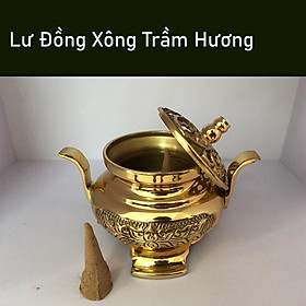 Hình ảnh Lư Đốt Trầm Hương bằng Đồng cực đẹp