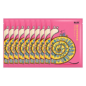 Hộp 10 Miếng Mặt Nạ Ốc Sên Giúp Dưỡng Ẩm Và Phục Hồi NRK Snail Essence Intense Hydra Repair Mask (25ml / Miếng)