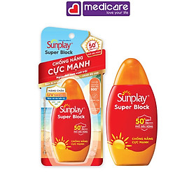 Sữa chống nắng SUNPLAY Super Block SPF50+ PA++++ 30g và 70g