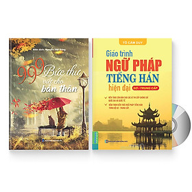 Combo 2 sách: 999 bức thư viết cho tương lai + Giáo trình ngữ pháp tiếng Hán hiện đại – Sơ Trung Cấp + DVD quà tặng