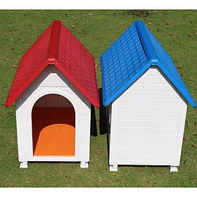 Nhà nhựa cao cấp ngoài trời size lớn cho chó mèo (giao màu ngẫu nhiên)