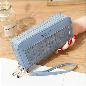 Ví nữ dài cầm tay hai khóa kéo VG12 Danfashion