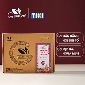 Trà táo đỏ kỷ tử Goce - Trà thảo mộc, Trà dưỡng nhan - 200g