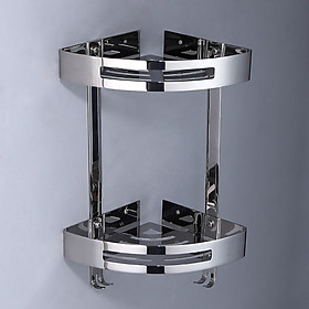 Kệ góc phòng tắm 2 tầng inox 304 Urban home