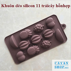 Khuôn silicon dẻo 3D, 4D đổ Socola, Thạch, Đá, Kẹochipchip, Pudding tạo hình đẹp mắt GD311-Khuondeo