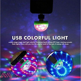 Mua Phụ Kiện Điện Thoại  Đèn Led Chiếu Sáng Quả Cầu Vũ Trường USB