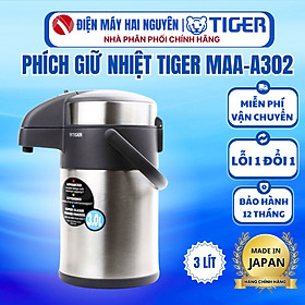 Bình thuỷ cơ Tiger MAA-A302 (3L) HÀNG CHÍNH HÃNG