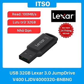 USB 32GB Lexar JumpDrive V400 LJDV400032G-BNBNG - Hàng chính hãng
