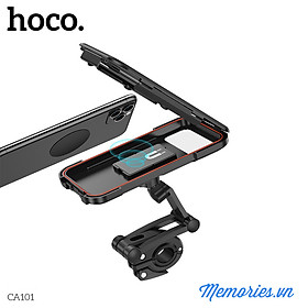 Mua Giá đỡ  kẹp cho điện thoại Hoco CA101 chống nước  che mưa nắng  khớp nối linh hoạt - Chính hãng cho xe máy  mô tô  xe đạp