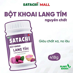 Bột Khoai Lang Tím Nguyên Chất SATACHI – 100% khoai lang tím, không đường – Hộp 418g