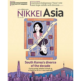 Hình ảnh Tạp chí Tiếng Anh - Nikkei Asia 2023: kỳ 39: SOUTH KOREA'S DIVORCE OF THE DECADE