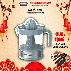 Mua Máy vắt cam SUNHOUSE SHD5511+ tặng dao làm bếp màu đen - Hàng nhập khẩu