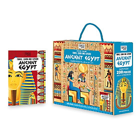 Bộ tranh xếp ghép hình 200 mảnh cho bé 6+ Travel, Learn and Explore - Ancient Egypt