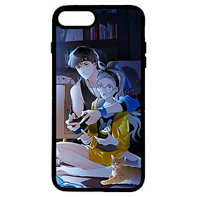 Ốp lưng cho iPhone 8 Plus GIRL 136 - Hàng chính hãng