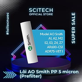 Mua Bộ lõi máy lọc nước AO Smith C1/C2 - Z4/Z7 kèm co nối Scitech cho lõi nối nhanh - Hàng chính hãng