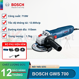 Máy mài góc Bosch GWS 700 710W bảo hành 12 tháng