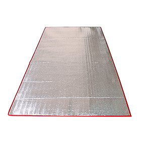 Mua Combo x 2 Chiếu Viền Đỏ 100 x 190 cm | Chiếu Ngủ Trưa Văn Phòng | Chiếu Bạc Xếp Gọn Tiện Lợi | Tấm Trải Đất Nằm Mát | CNTVP01 - Viền Đỏ