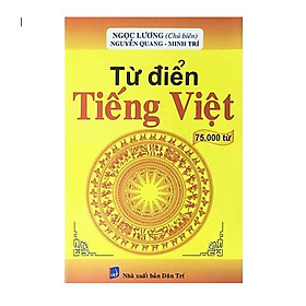 Hình ảnh sách Sách - Từ Điển Tiếng Việt 75.000 từ (trống đồng vàng) - ndbooks