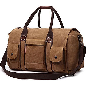 Unisex Large Capacity Canvas Travel Bag Waterproof Multi-Function Portable Duffle Bags