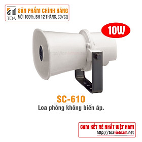 Loa nén, loa phóng 10W không biến áp: TOA SC-610 - Hàng chính hãng